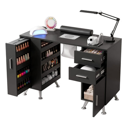 Manicure Table With Dust Collector 108x45x77cm