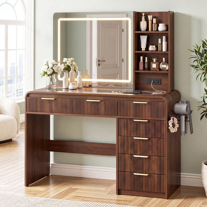 Dressing Table Vanity Desk 120x39.5x143.5cm