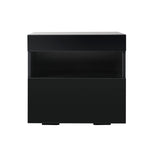 Bedside Table Led - Heres Black