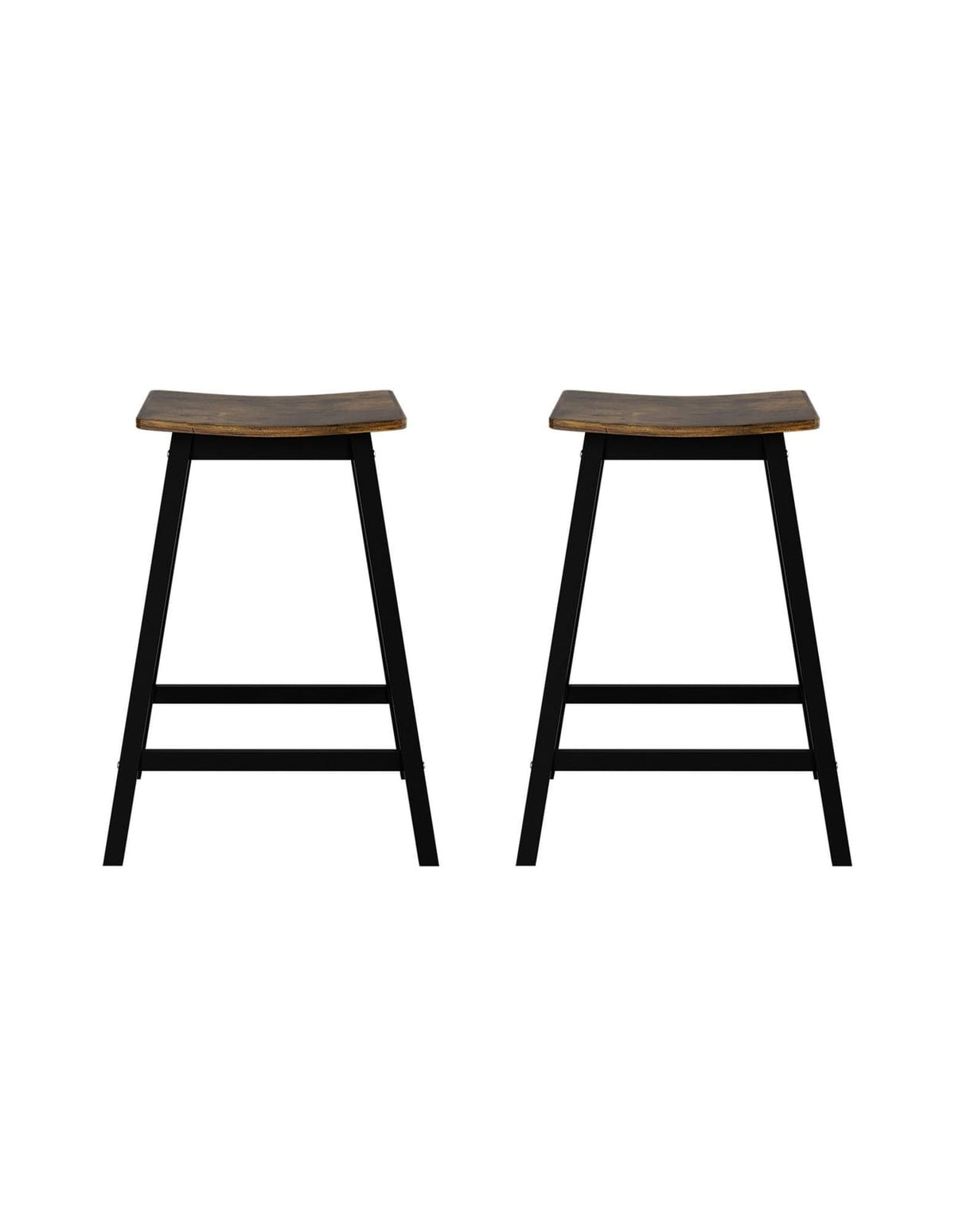 Industrial Bar Stools Brown 50x39x65cm