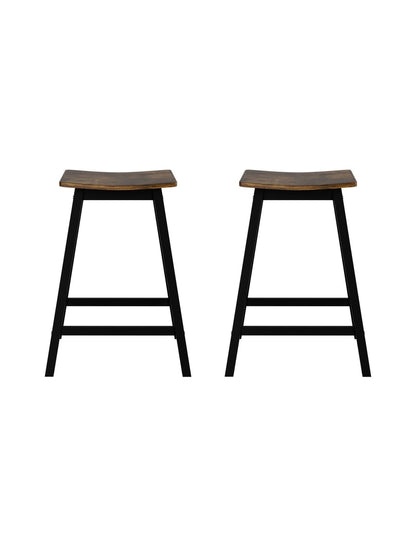 Industrial Bar Stools Brown 50x39x65cm