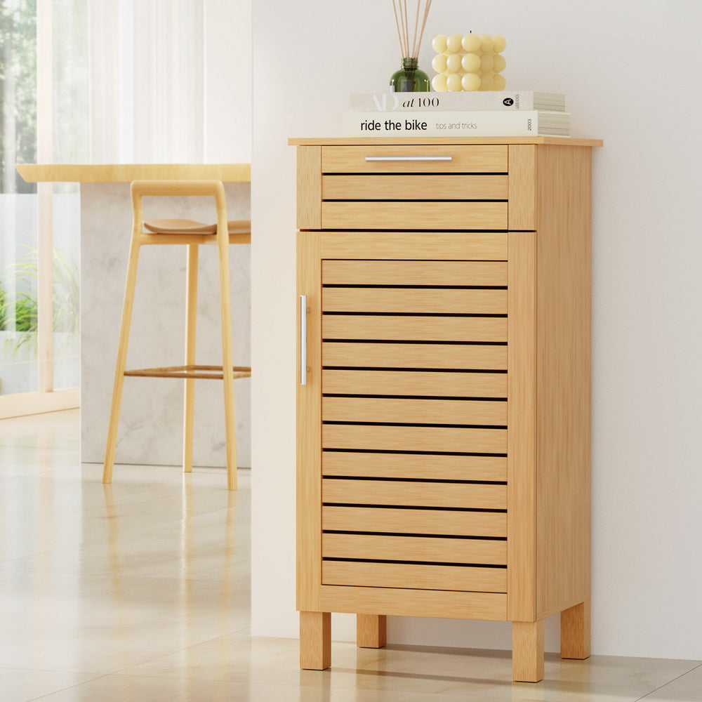 Bathroom Cabinet Storage 90Cm Wooden Jill