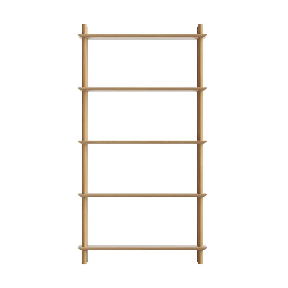 5 Tier Wooden Bookcase Shelf 80x30x150cm