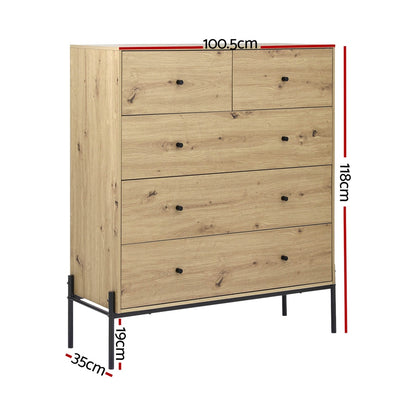 5 Chest Of Drawers - Arno Pine