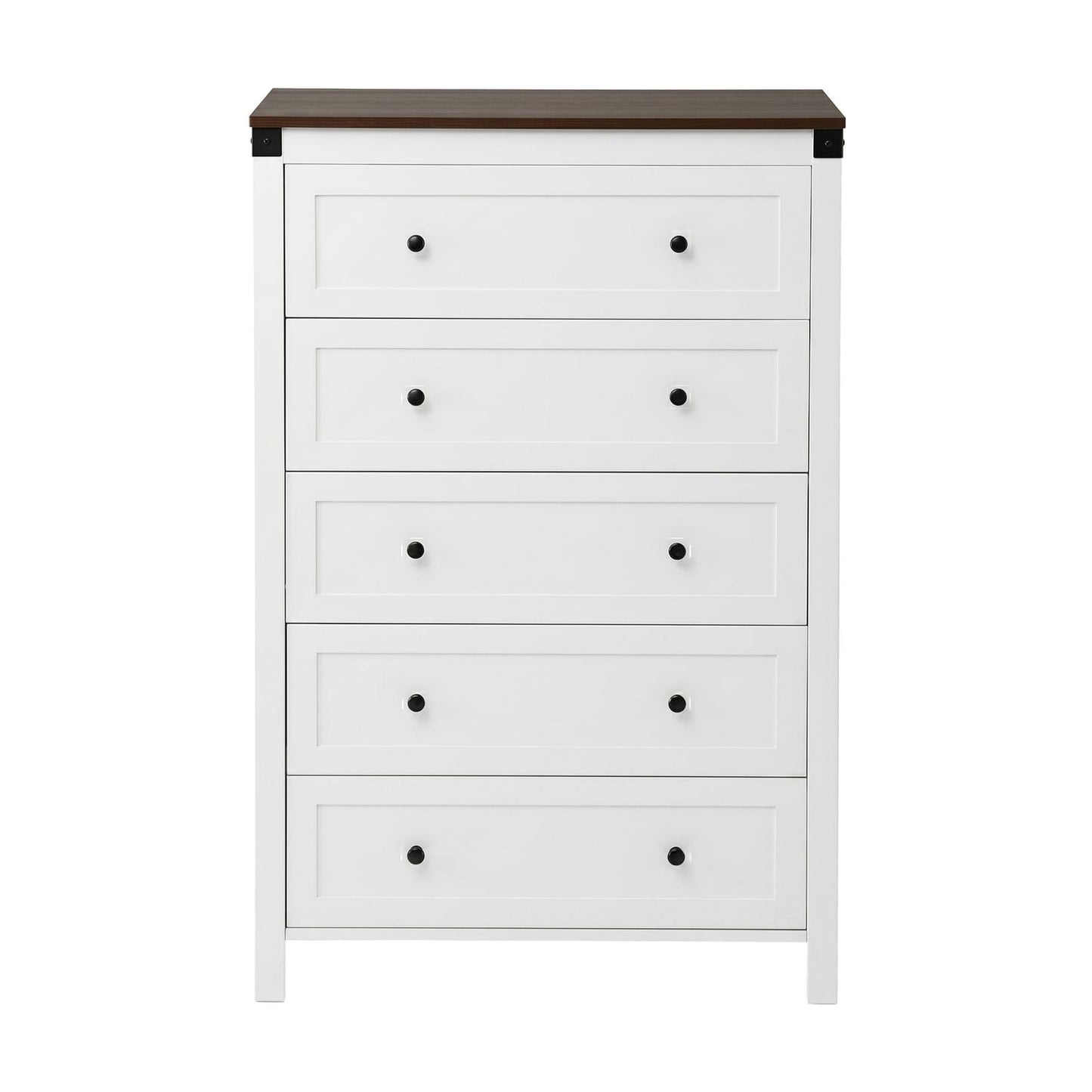 Tallboy Storage White Walnut 80x40x123cm