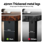 2-Tier Coffee Table Rustic Brown 104CM Modern Living Room Furniture