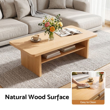 Coffee Table 110cm 2-Tier Storage Shelf | HomeAndLiving - 7