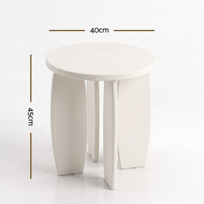 Round Coffee Table High Gloss 40x45cm