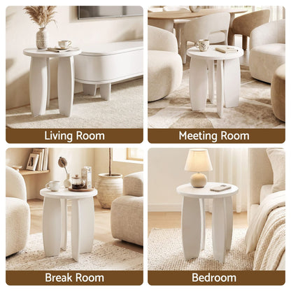 Round Coffee Table High Gloss 40x45cm