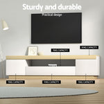 Modern White TV Cabinet - 180CM