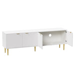 Tv Cabinet Entertainment Unit Stand Storage 180Cm White