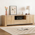 180cm Pine TV Unit Entertainment Cabinet | Home & Living