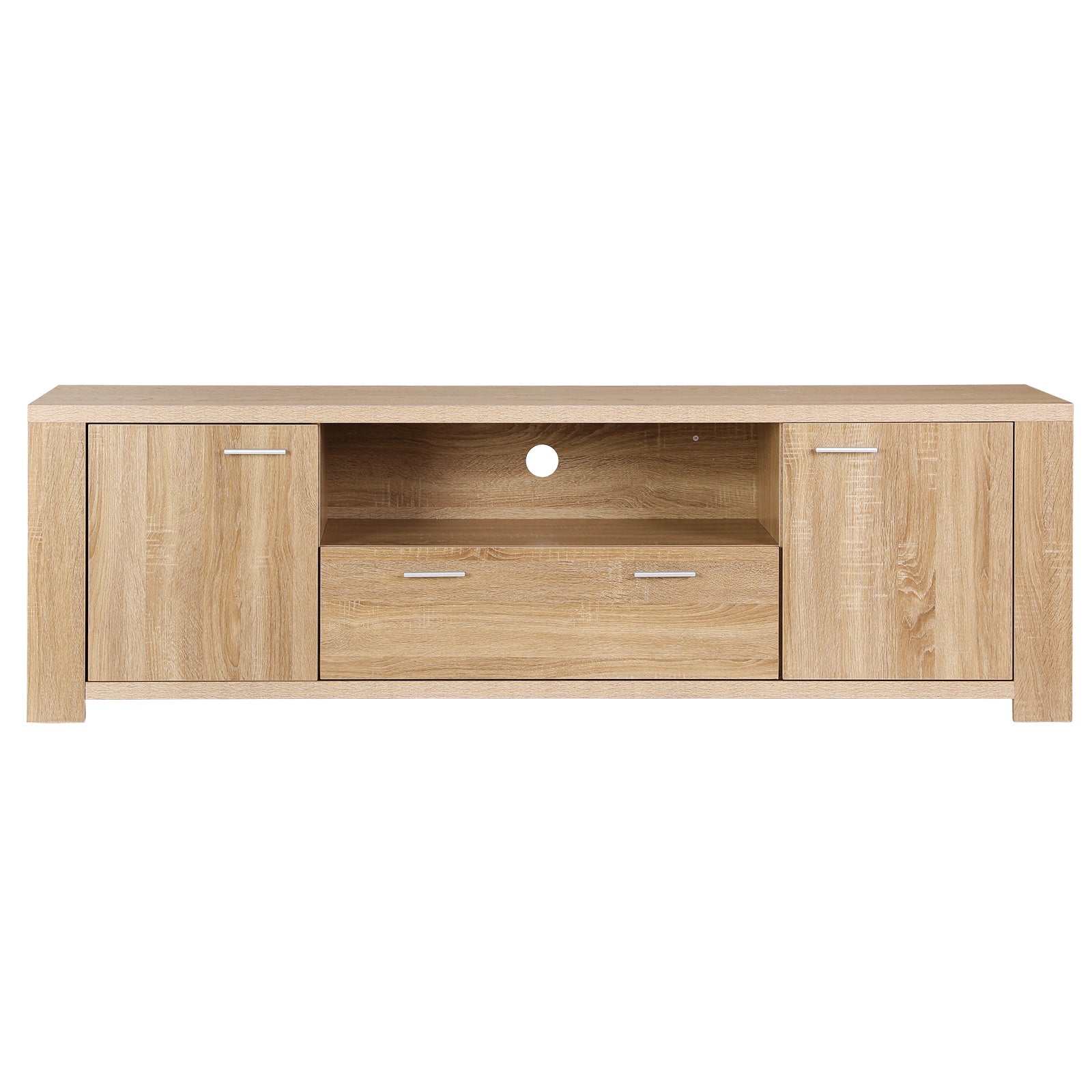 180cm Pine TV Unit Entertainment Cabinet | Home & Living - 4