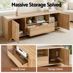 180cm Pine TV Unit Entertainment Cabinet | Home & Living