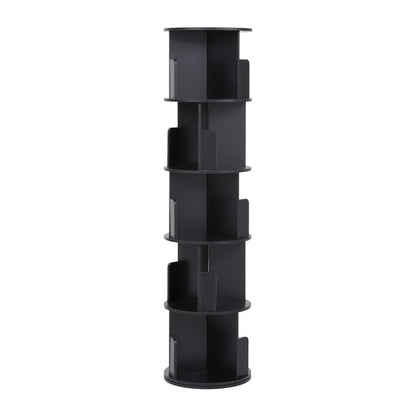 Round Bookshelf Display Stand 40x40x159cm