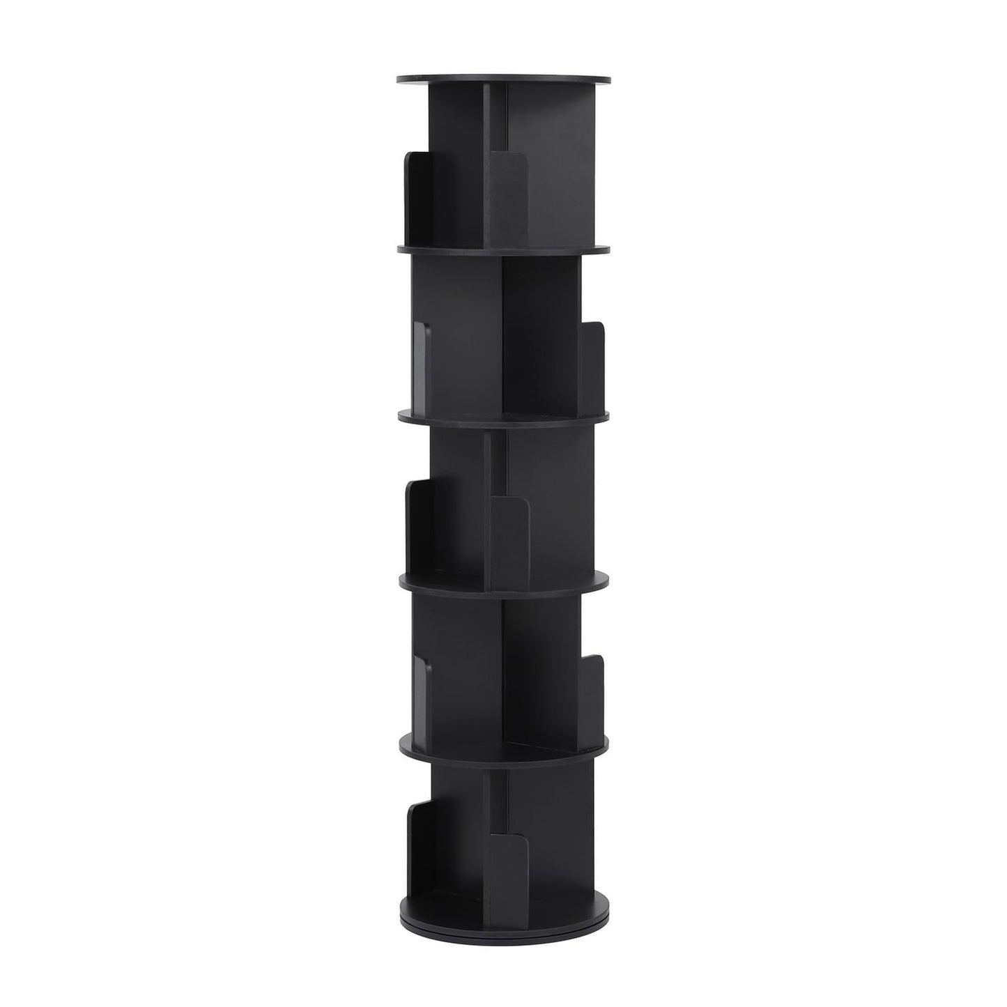 Round Bookshelf Display Stand 40x40x159cm