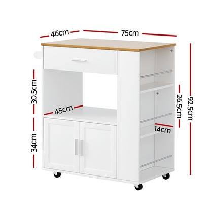 Kitchen Island Trolley Rolling Serving Cart