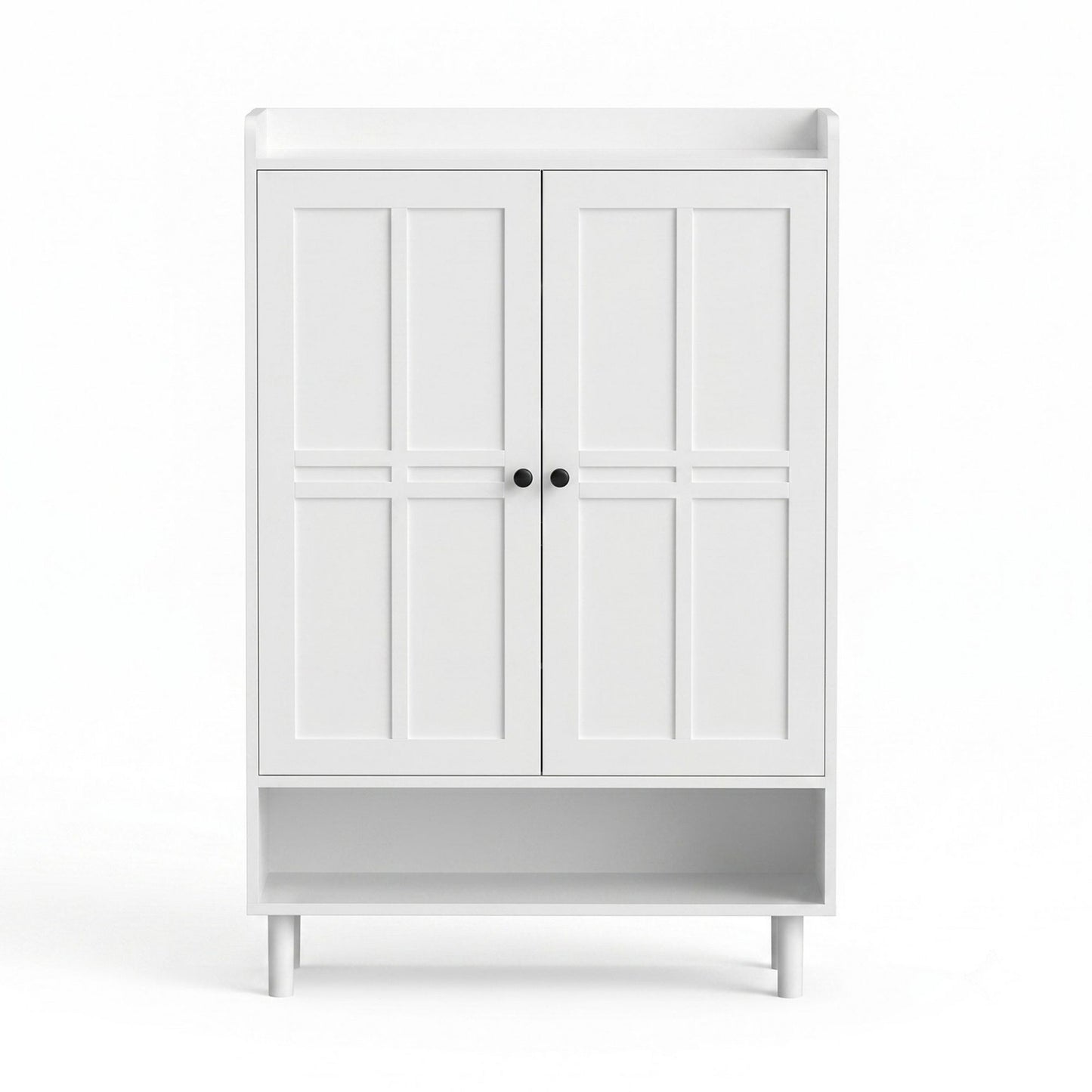 Shoe Cabinet 6 Tier 24 Pairs White Storage | HomeAndLiving - 5