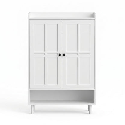 Shoe Cabinet 6 Tier 24 Pairs White Storage | HomeAndLiving - 5