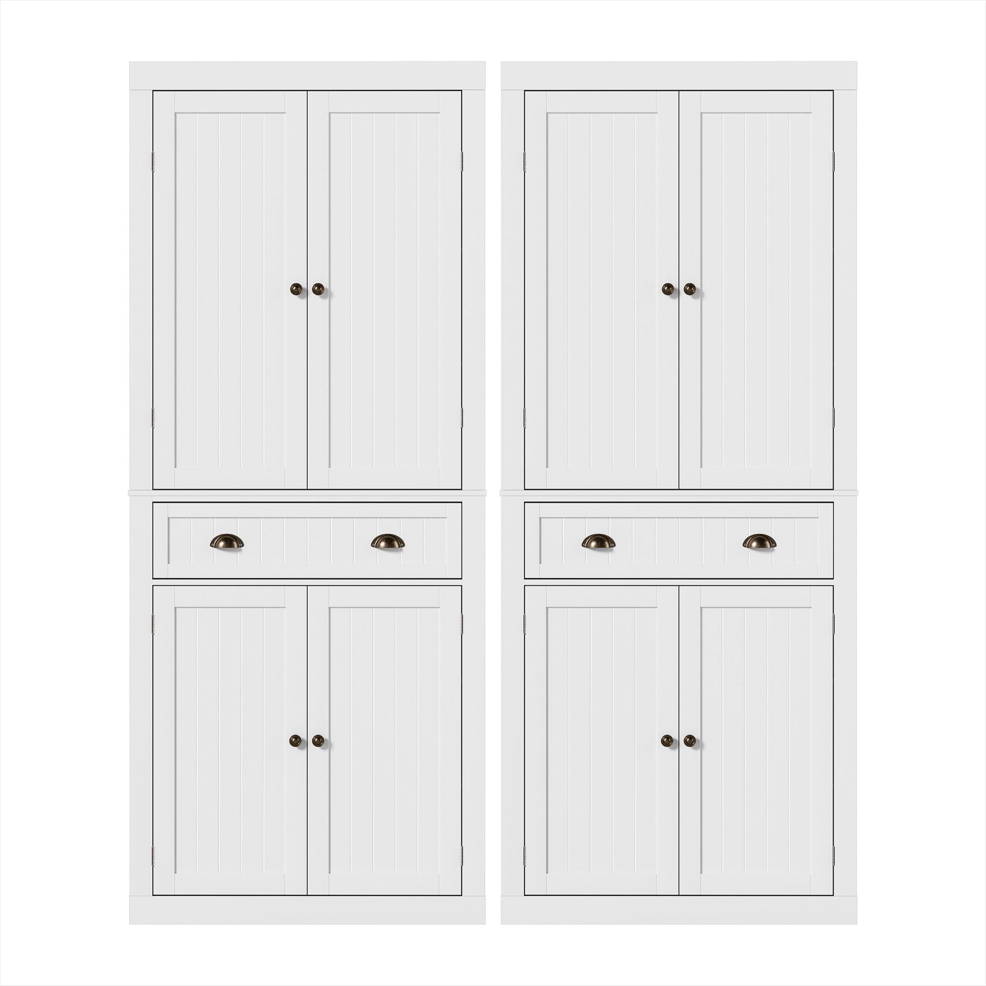 Buffet Sideboard Cabinet 6-Tier Storage Set 2 | HomeAndLivin - 5
