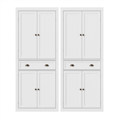 Buffet Sideboard Cabinet 6-Tier Storage Set 2 | HomeAndLivin - 5