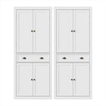 Buffet Sideboard Cabinet 6-Tier Storage Set 2 | HomeAndLivin