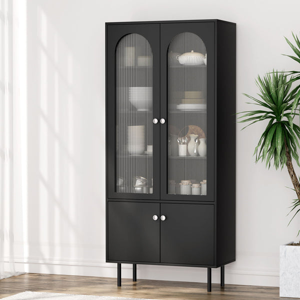  Buffet Sideboard Cupboard Cabinet Black