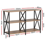 Console Table 120Cm 3-Tier Walnut Xiah
