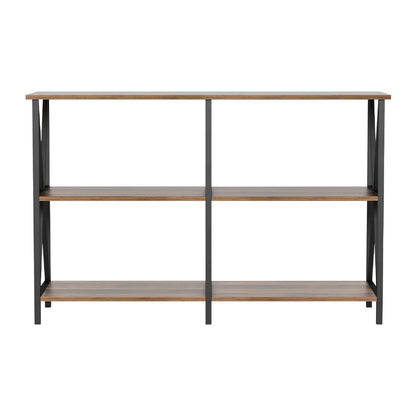 Console Table 120Cm 3-Tier Walnut Xiah