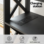 Shoe Cabinet Console Table Set Charging Station | HomeAndLiving