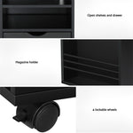 Bedside Table Usb Charging With Led Adjustable Laptop Tray - Tala