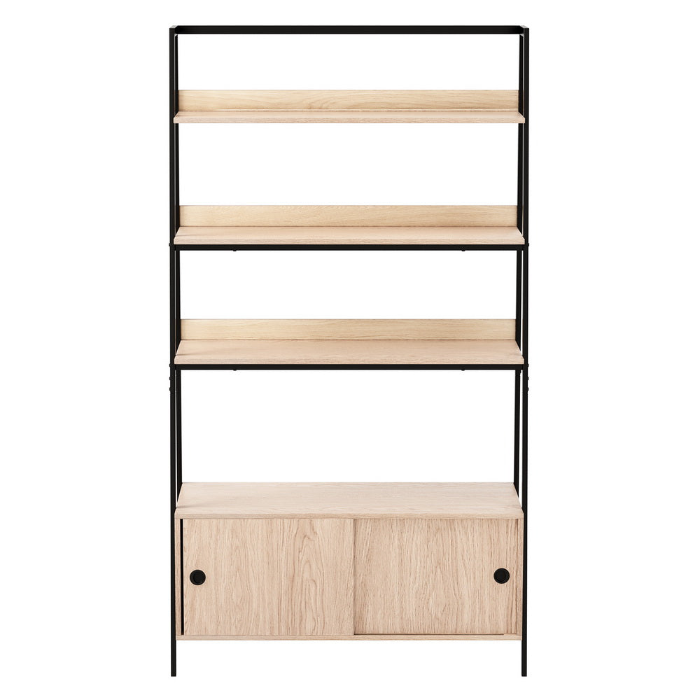 Bookshelf With Cabinet Mira Oak