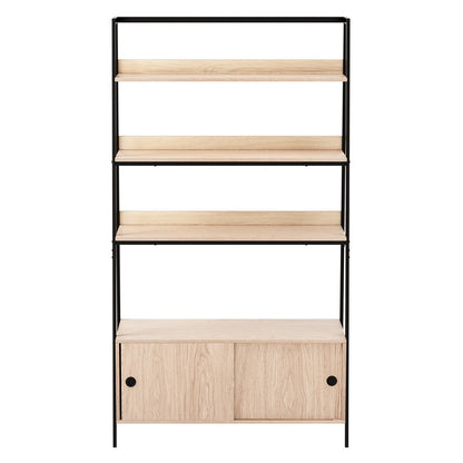 Bookshelf With Cabinet Mira Oak