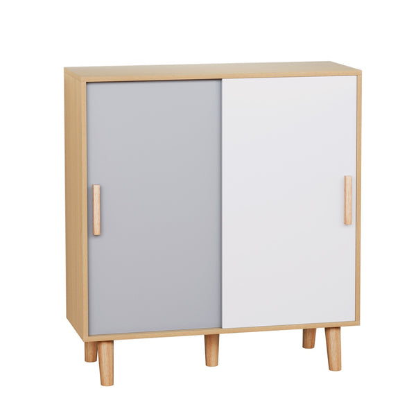  Shoe Cabinet 30 Pairs Sliding Doors