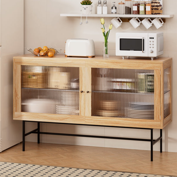  Buffet Sideboard Double Doors - Oak