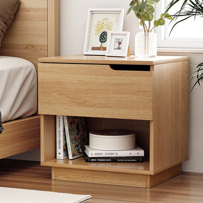 Bedside Table With Drawer 48x40x48.5cm