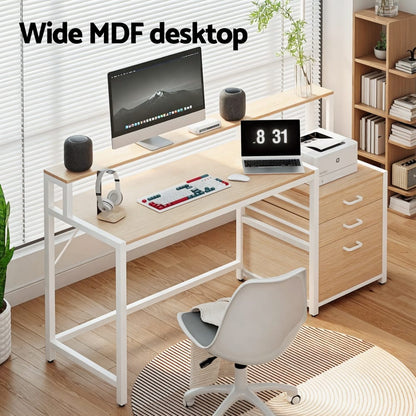Computer Desk Oak 160cm 160x50x90cm
