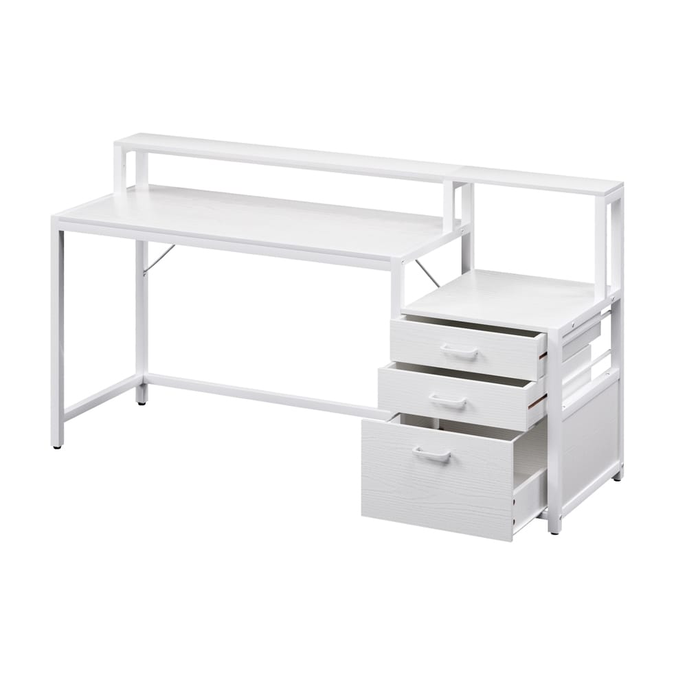 Computer Desk White 160cm 160x50x90cm