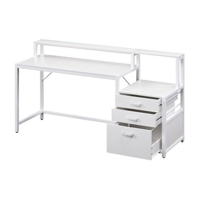 Computer Desk White 160cm 160x50x90cm