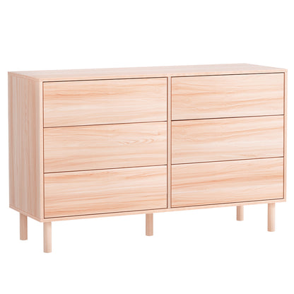 6 Chest Of Drawers Cabinet Dresser Table Tallboy Storage Bedroom Pine
