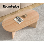 Coffee Table Oval 110Cm Pine Alva