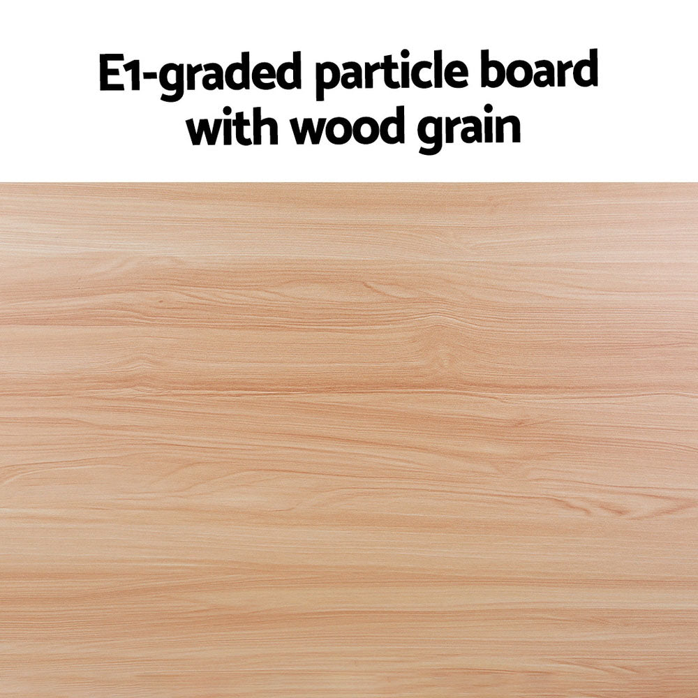 Elegant Oval Pine Coffee Table - 110CM