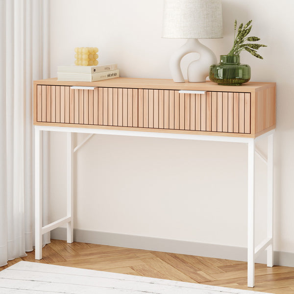  Console Table 2 Drawers 92CM
