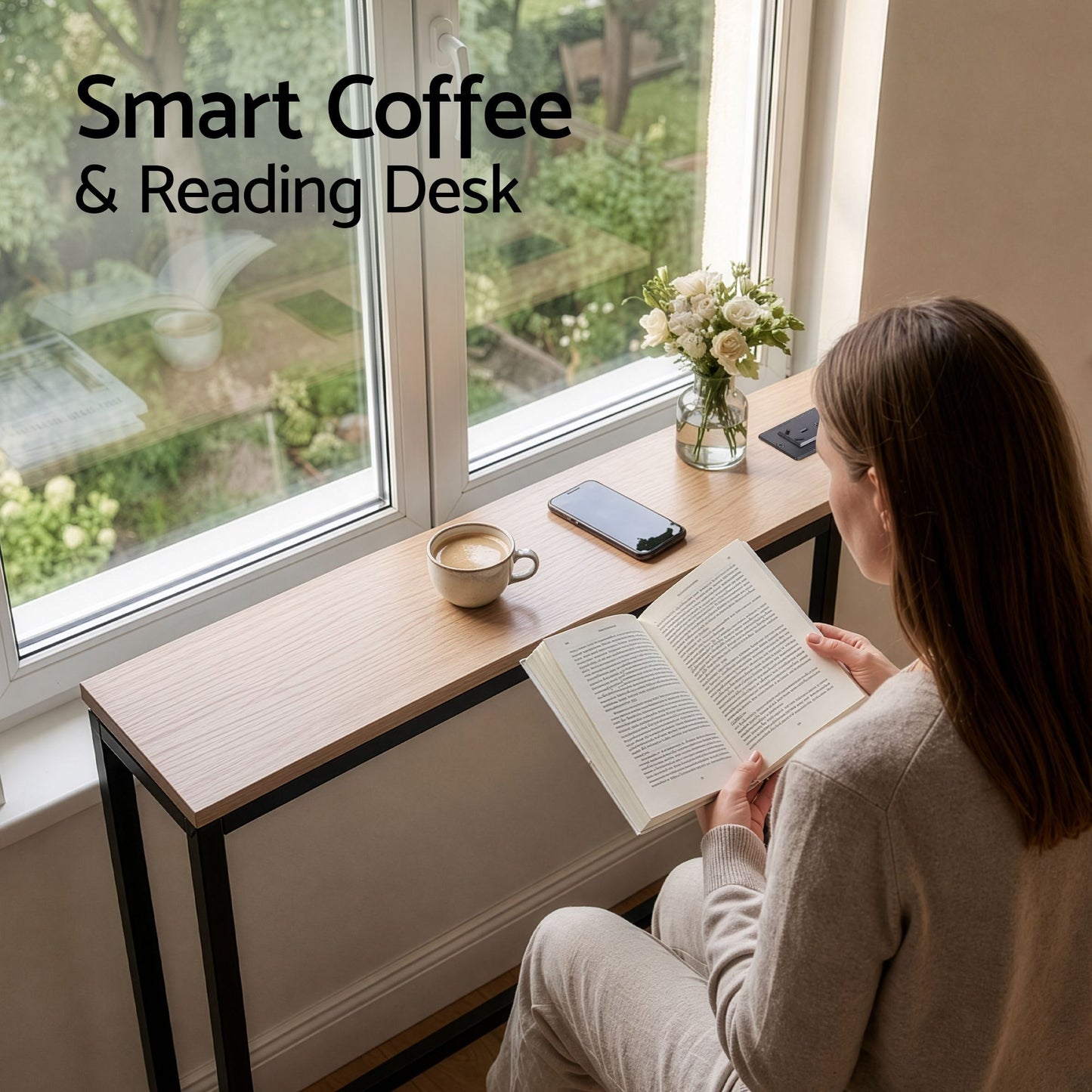 Console Table Charging Station Hallway Slim | HomeAndLiving