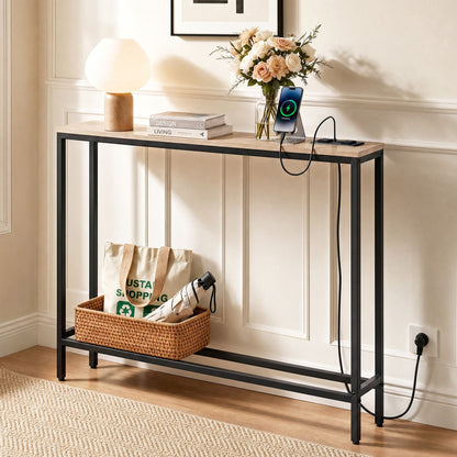 Console Table Charging Station Hallway Slim | HomeAndLiving