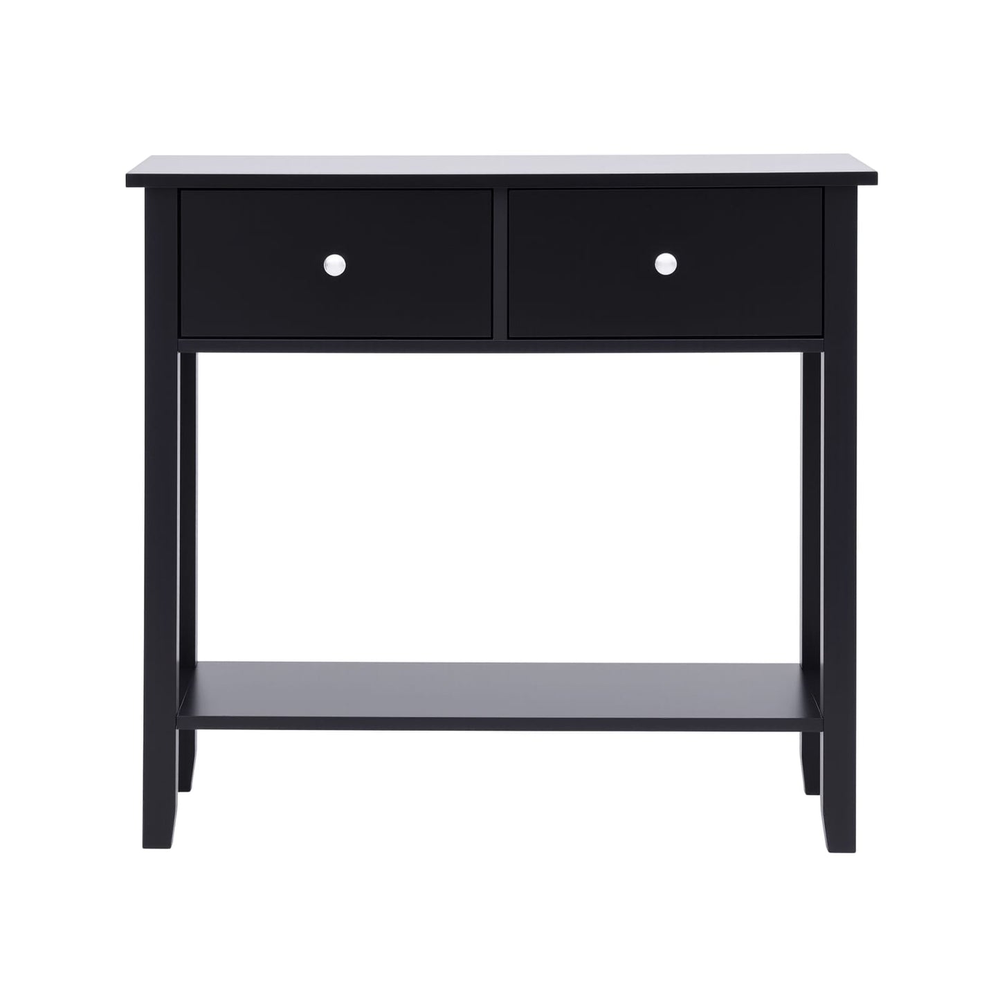 Console Table Black 80cm 80x30x74cm