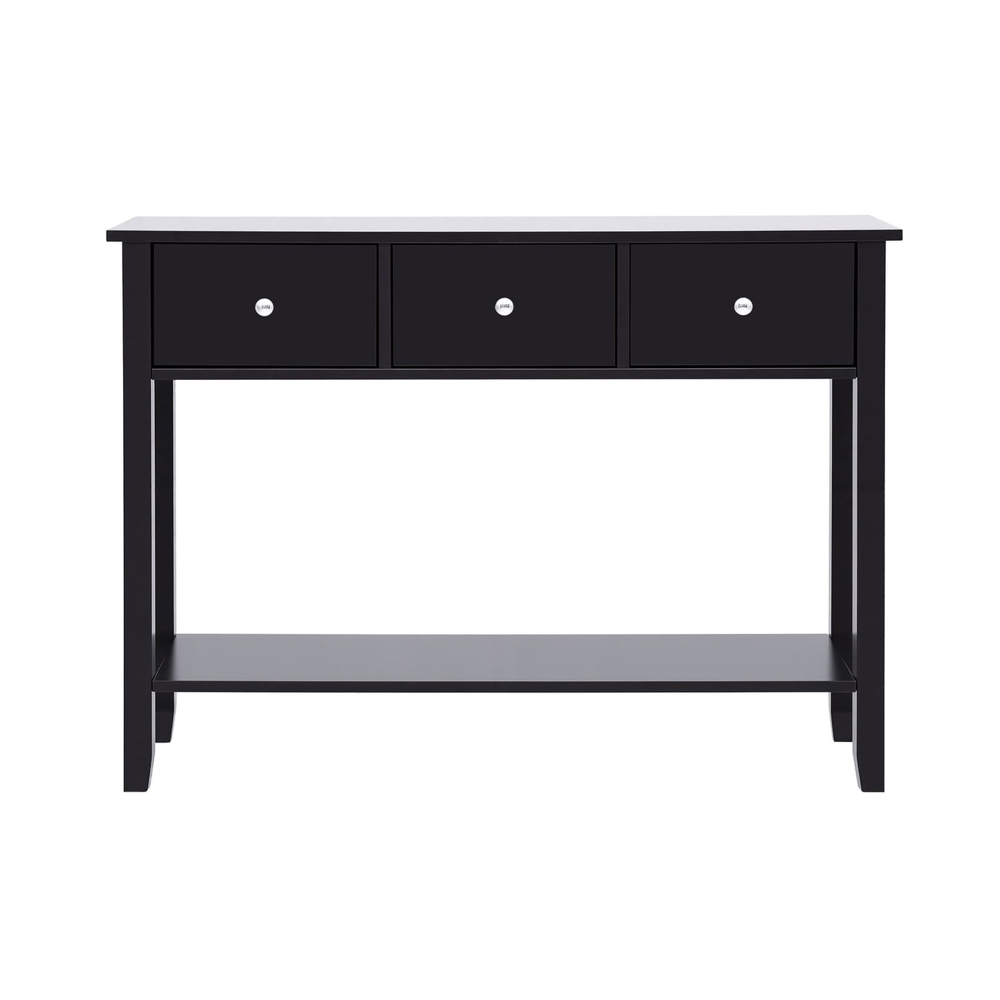 Console Table Black 100cm 100x30x74cm