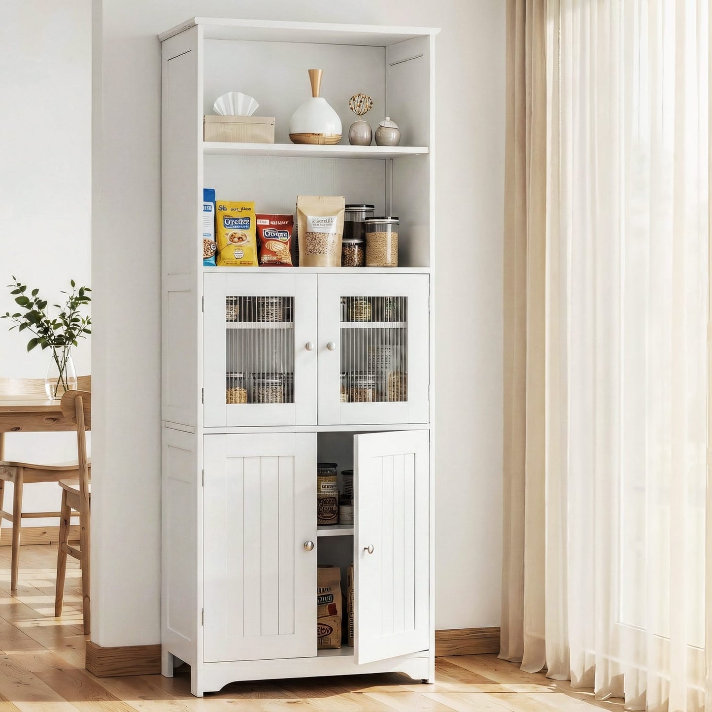 White 160cm 60x30x160cm, view 10