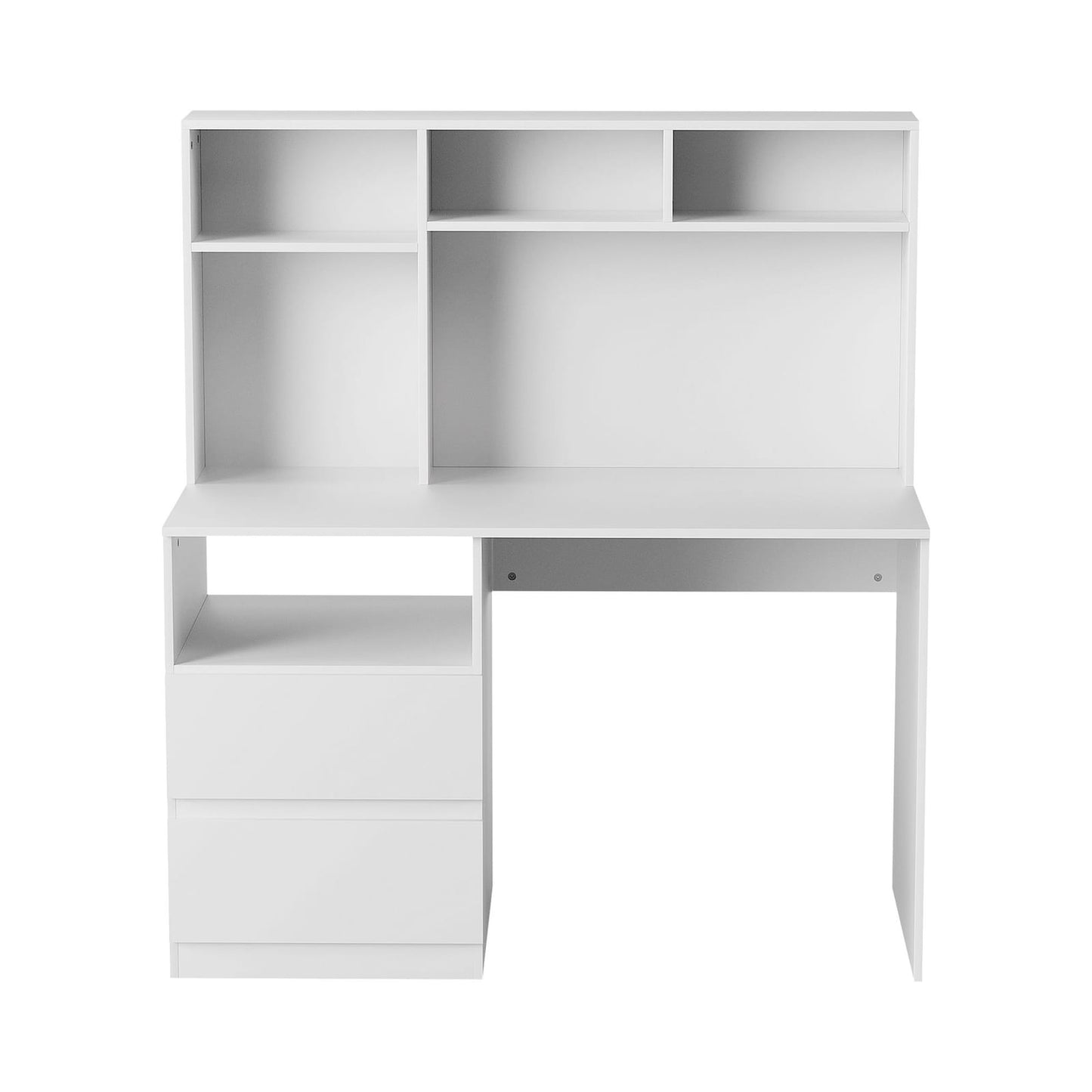 Computer Desk White Office Table 120x60x133.5cm