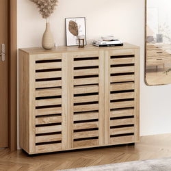 Shoe Rack Cabinet 30 Pairs Adjustable Shelf